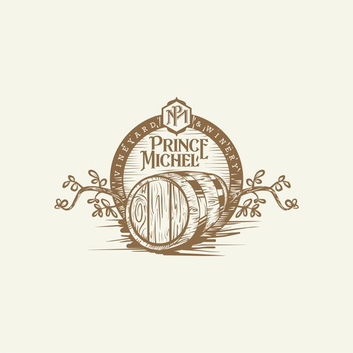 Logo concept for winery