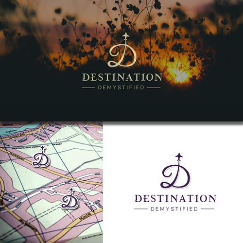 Luxurious Logo for Destination Demystified