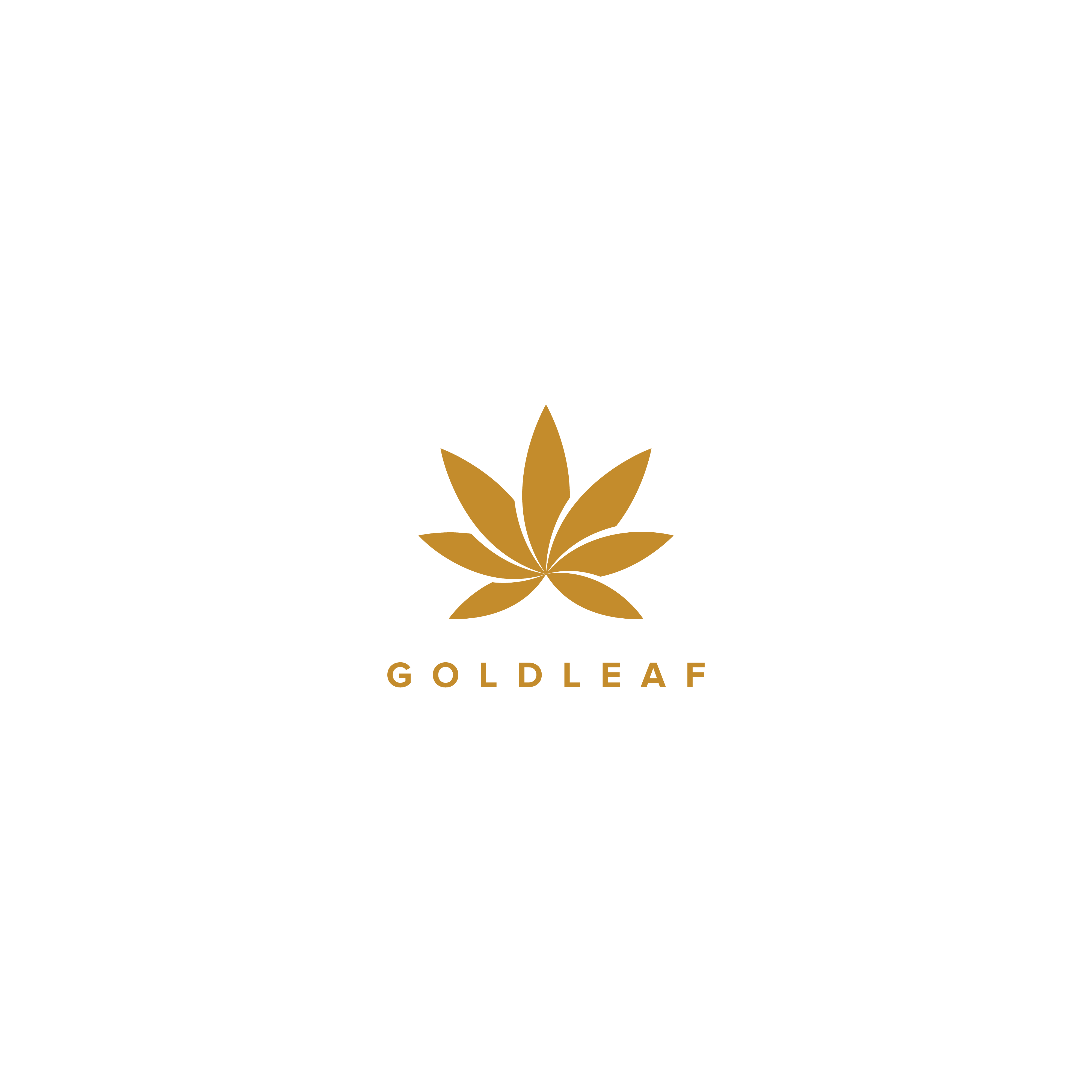 Create a modern authentic logo for a new growing industry. GoldLeaf