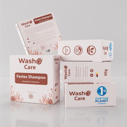 Shampoo Packaging design
