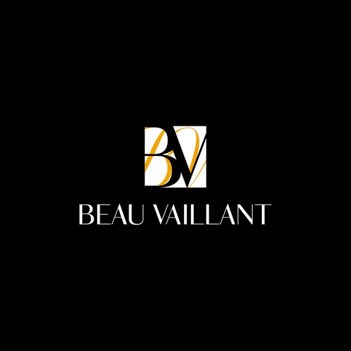 Bold and elegant logo for a luxury male brand