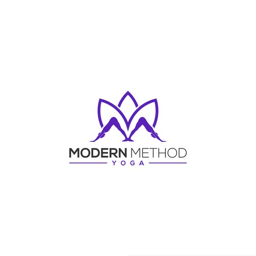 simple logo concept for Modern Method Yoga