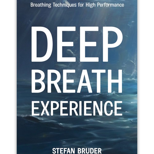 Book cover design "Deep breath experience"