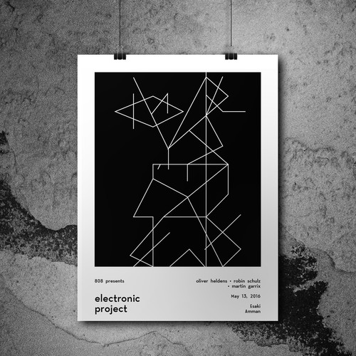 minimalistic poster design