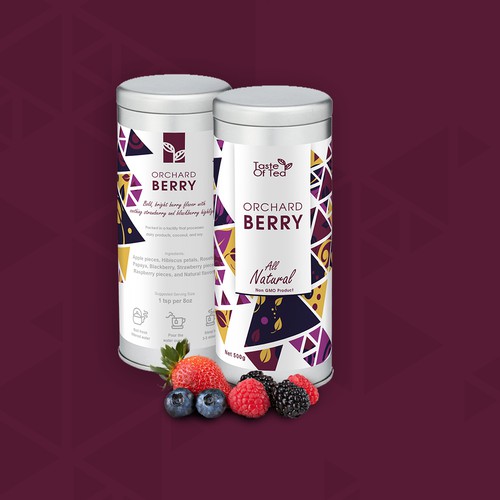 Packaging design for tea company