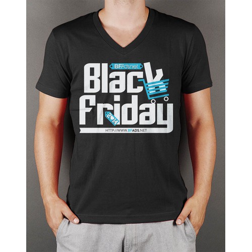 Shirt Design for a Black Friday Shopping Website
