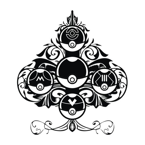 Pokemon / Ace of Spades Tattoo