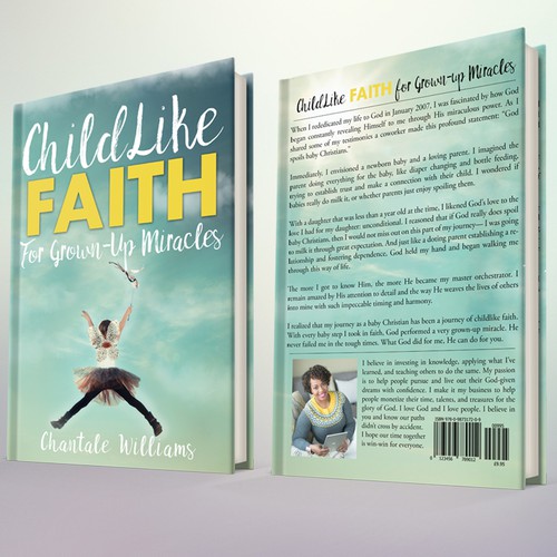 Book Cover Concept for "Childlike Faith for Grown-up Miracles"