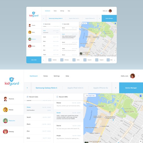 KidGuard Dashboard