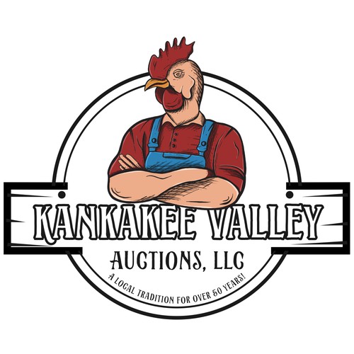 Illustration logo kankakee valley