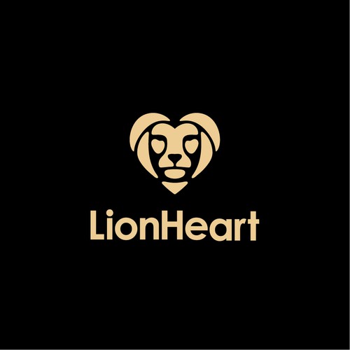 LionHeart logo concept