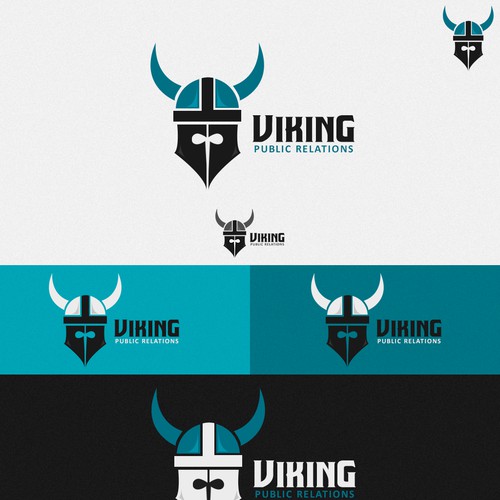 Create a simple, elegant Logo for VIKING Public Relations