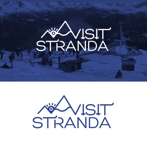 VISIT STRANDA LOGO DESIGN