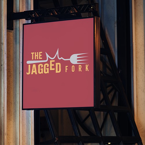 Jagged Fork Logo Concept 1