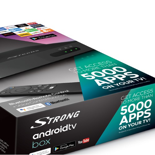 Android TV Device Packaging Design
