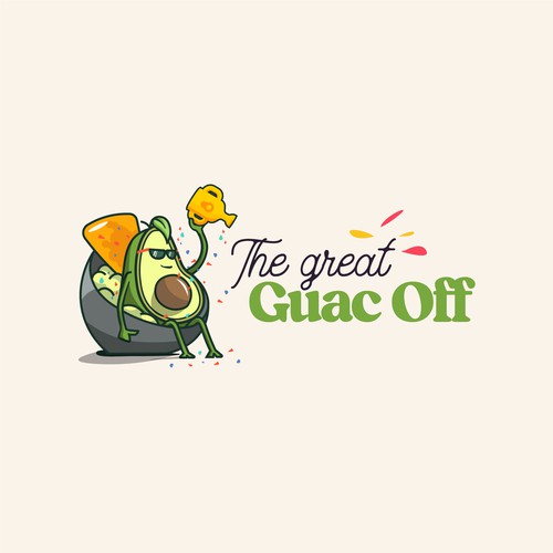 The Great Guac Off Logo Design