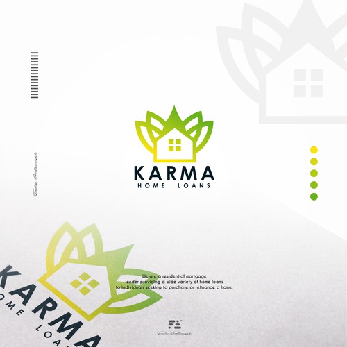 Karma Home Loans Logo concept