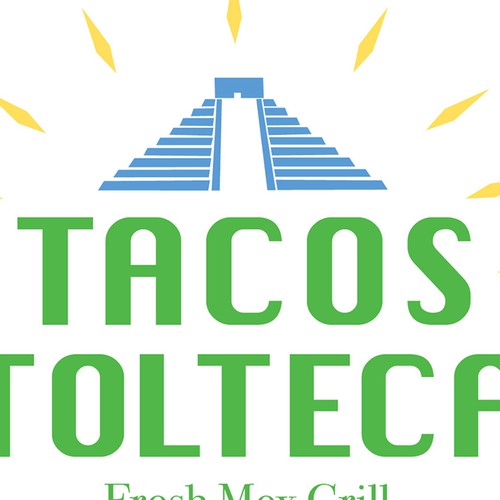 redesign logo for tacos tolteca