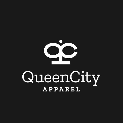 Stunning monogram Queen City Apparel