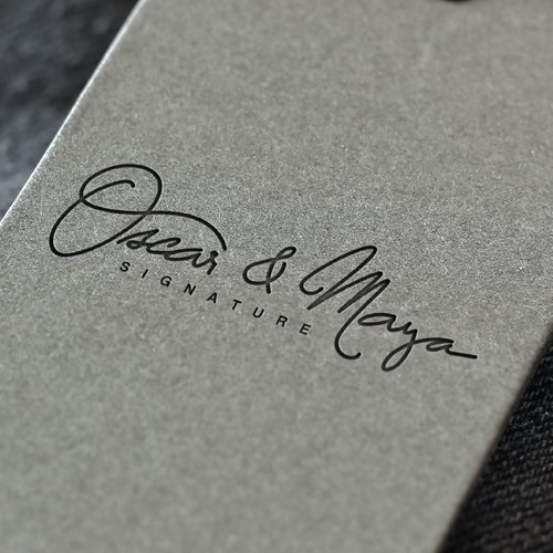 Oscar & Maya signature logo