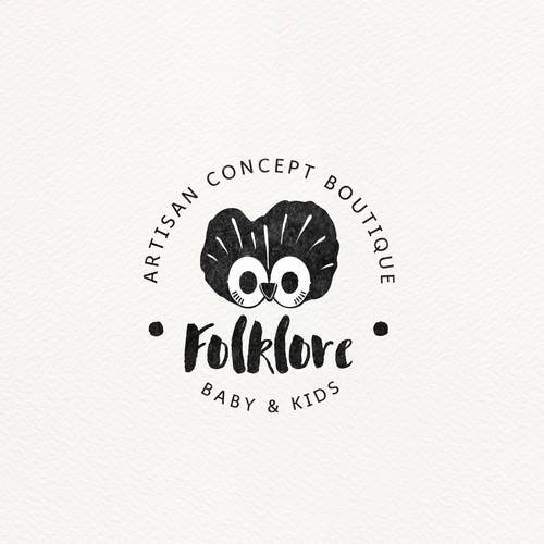 Vintage logo for kids products