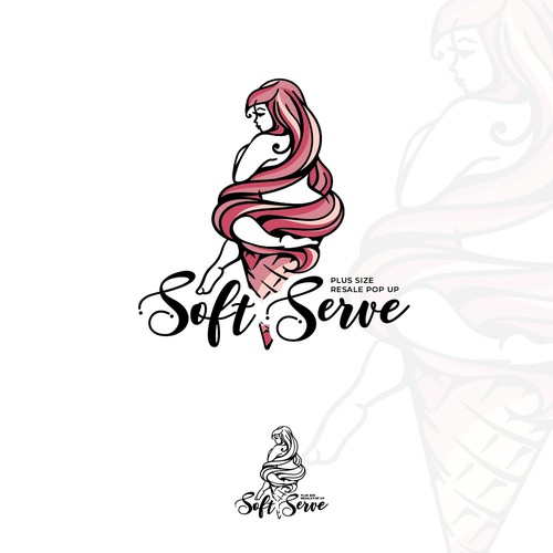 Logo for plus size women's clothing.