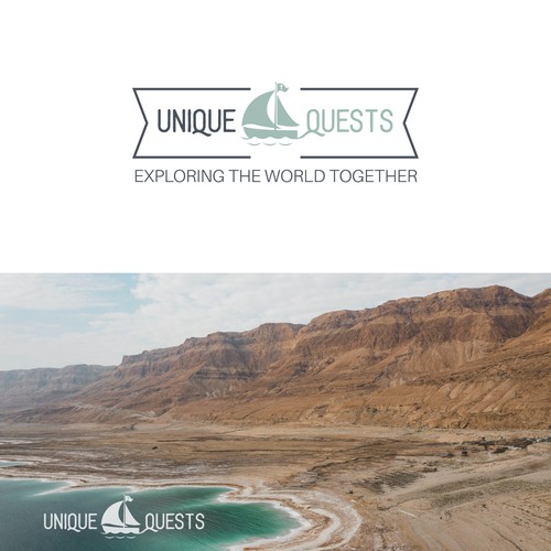 Unique Quests Logo for a Travel Company