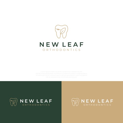 New Leaf Orthodontics: Minimalist Brand Identity