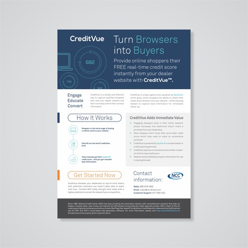 CreditVue Flyer Design