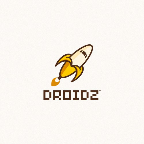 banana rocket logo