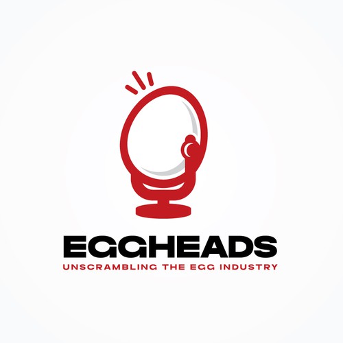 Podcast Cover logo for an agriculture audience who loves everything EGGS!