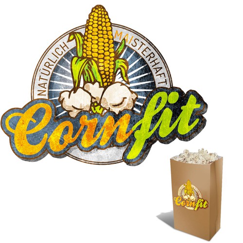 Dramatic Logo for popcorn