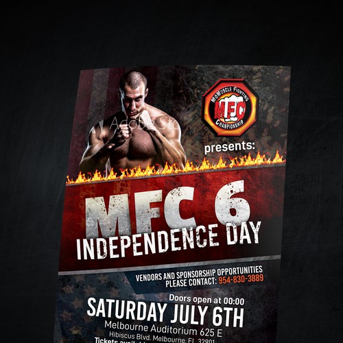 Flyer design for MFC Tournament