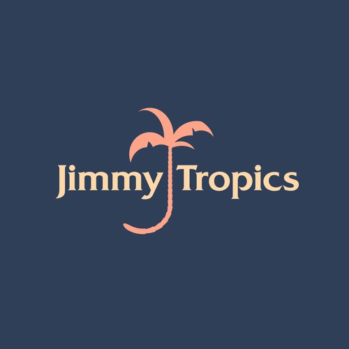 Another fun wordmark for Jimmy Tropics beachwear