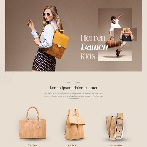 Web Design for Chork based Bags!