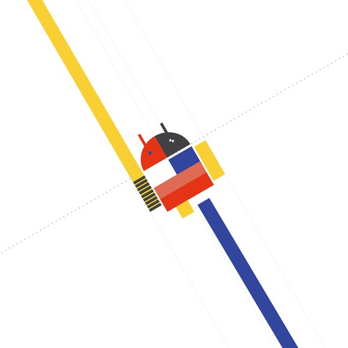 Bauhaus Android logo for 99d Community Contest - Runner up