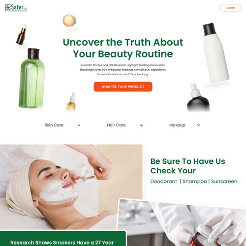 Cosmetic Web Page