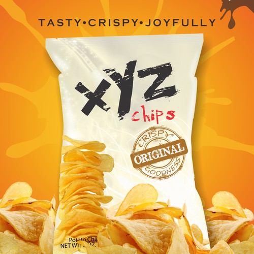 poster concept for XYZ potato chip 2