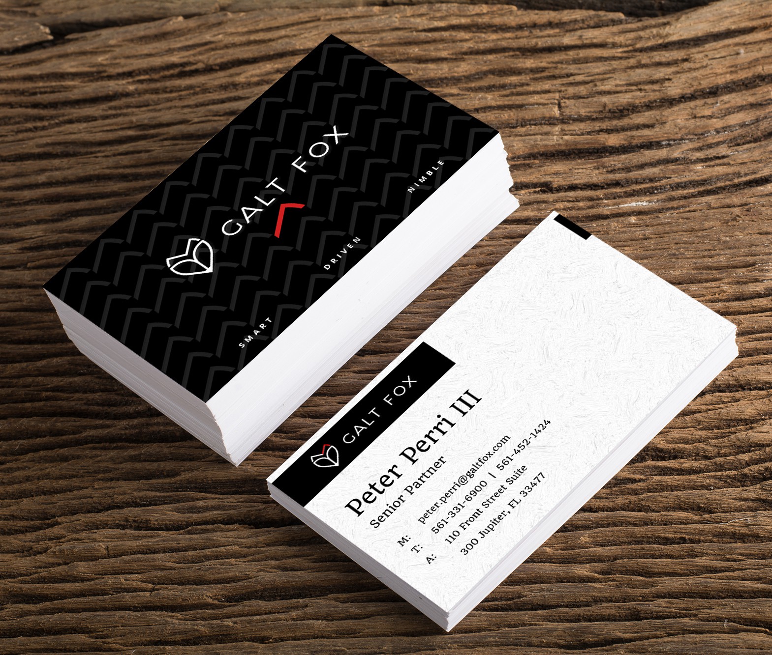 Galt Fox — Business Card design on 99designs