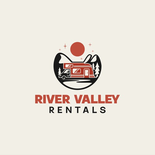 River Valley Rentals Logo Concept