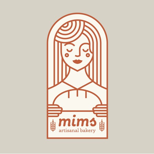 Mims Artisanal Bakery Illustration