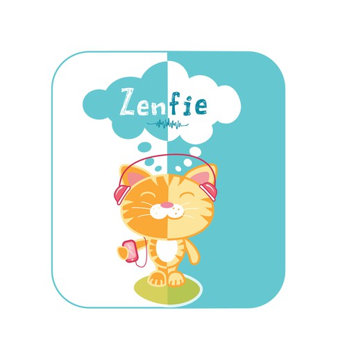 Create illustrations and design identity for Zenfie