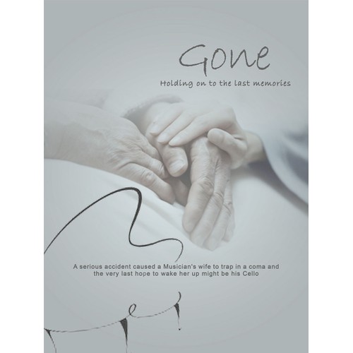 Create a Short Film Poster for an Emotional Piece "G O N E"