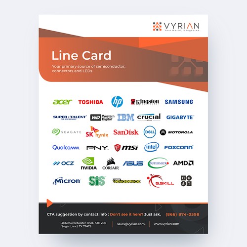 Vyrian Line Card