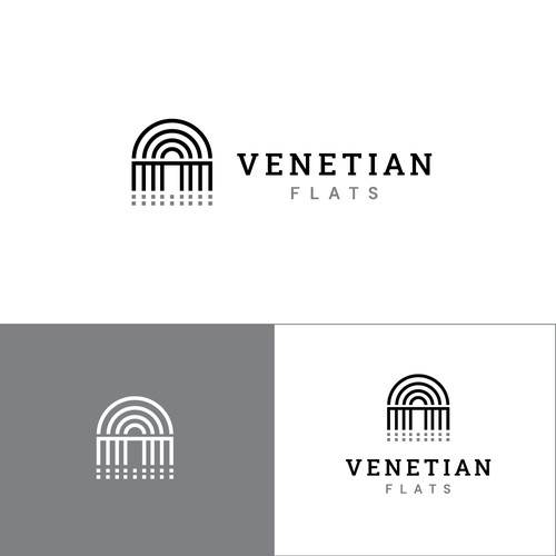 Winning Design for Venetian Flats Logo Design