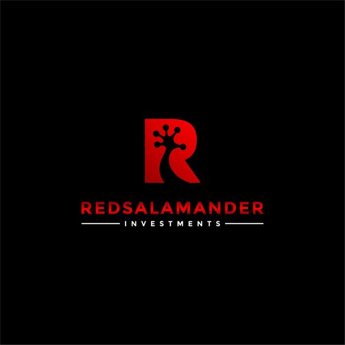 Simple logo for Red Salamander.