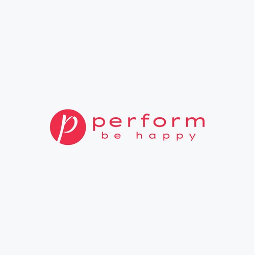 'perform be happy' Logo Design