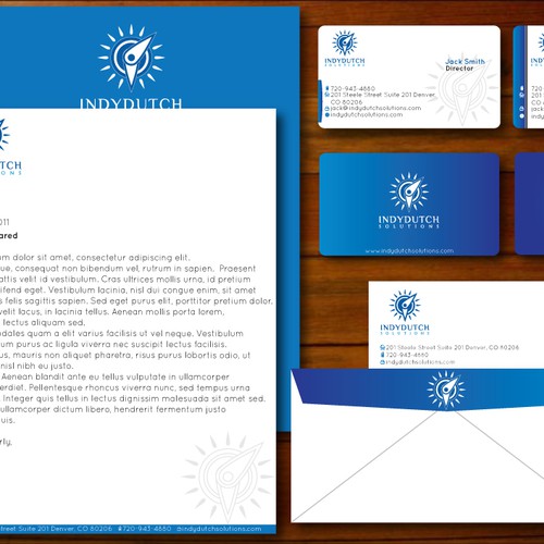 stationery for INDYDUTCH