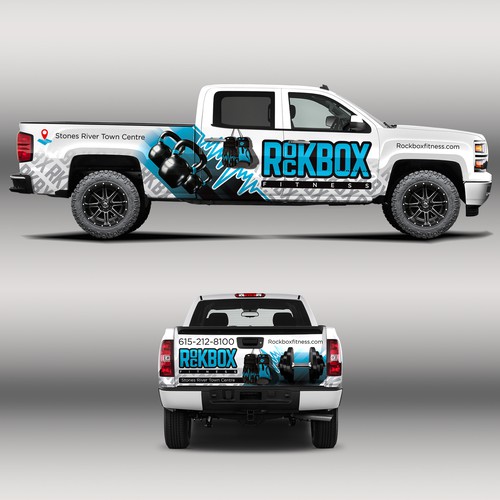 franchise ROCKBOX fitness seeking truck branding