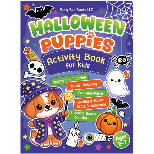 Halloween Puppies Activity Book